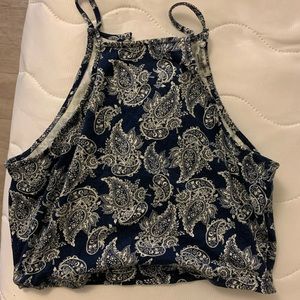 Paisley Halter Top